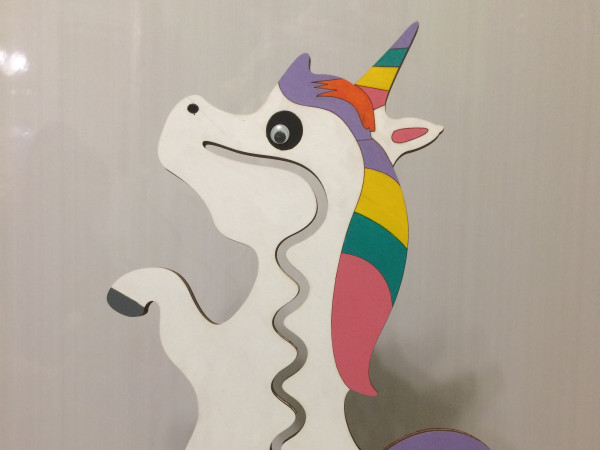 Unicorn money box KE002